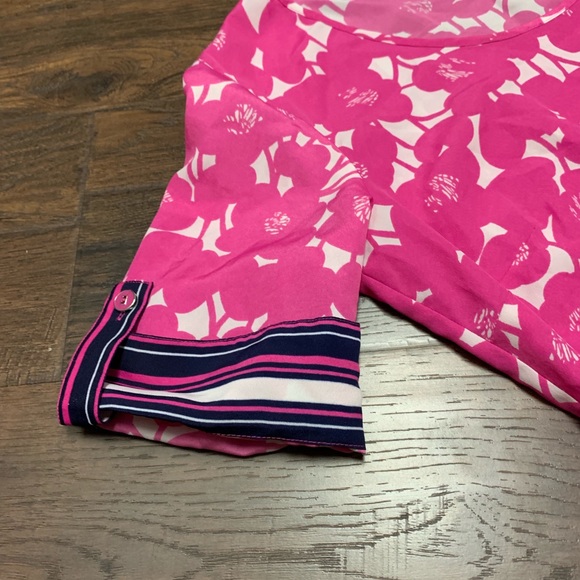 NWT New York & Company Pink Floral Shift Dress - Picture 2 of 6